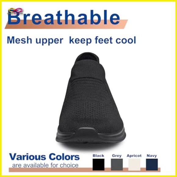 Lightweight Slip On Athletic Sneakers Running Gym Workout Tennis Shoes main image 3